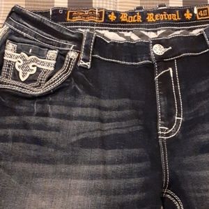 Mens Rock revival jeans!